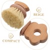 Beavorty Dish Brush: Palm Wooden Dish Scrubber Wood Scrub Sink