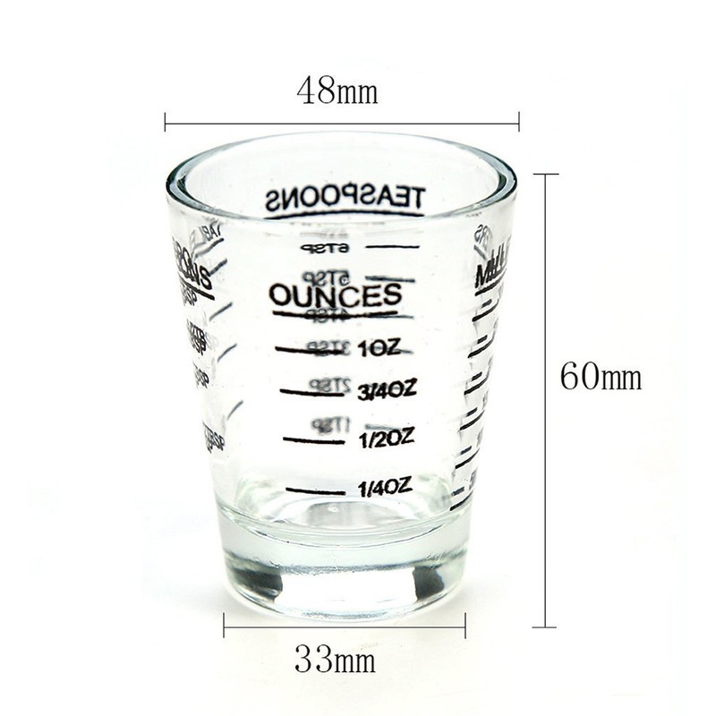 Shot Glasses Measuring cup Liquid Heavy Wine Glass Espresso Shot