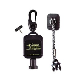 Gear Keeper Cell Phone Tether - Retractable Phone Strap With Adhesive Pad Eye Mount For Most Phone Cases - Ideal Cycling, Hiking Gear & Kayak Accessories - 36” Extension, 2.5oz. Retraction - USA Made