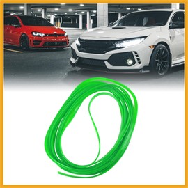 Partuto 5m Green DIY Car Interior Exterior Decoration Trim Strip Replacement