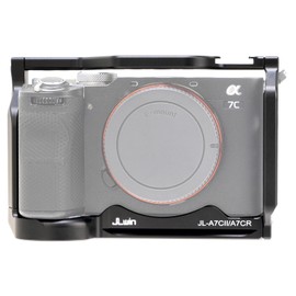 FOTGA Camera Cage for Sony Alpha A7CR (ILCE-7CR) and A7CII (ILCE-7CM2) Camera, with Cold Shoe & 1/4"-20 Screw & 3/8"-16 Localization Hole for Arri Grip, Quick Release Plate for Arca-Swiss