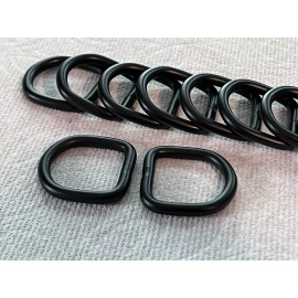 Unbranded 10 Metal D Rings Buckles For Harness Belts Bag Ring Clothes Bag Straps hard wire