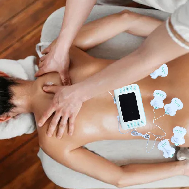 Electronic Stimulator Massager Medium Frequency Digital Acupuncture Unit Muscle Stimulator