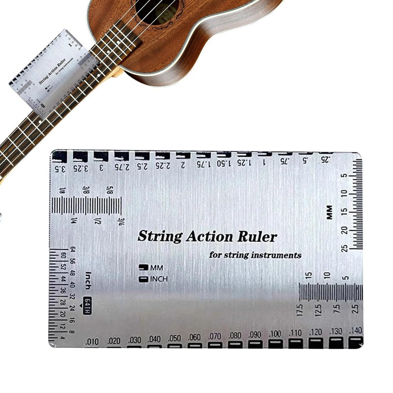 Guitar String Gauge Measuring Tool | Guitar Setup String Height