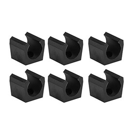Keenso 6pcs Billiards Cue Locating Clip, Plastic Billiards Pool Single Holder Mini Rod Organizer Carrier Accessory pool cue holder
