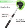 Beieverluck 3 Pieces Windshield Cleaning Tool Inside Car Window Cleaner