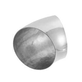 TUCKBOLD 45 Degree Mandrel Bend Elbow Tube OD 5" Inch 304 Stainless Steel Reusable | Exhaust Elbow Pipe Stair Handrail Tube 1 Pcs