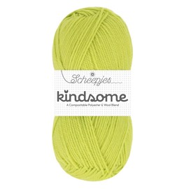 Scheepjes Kindsome (150m) Sport Weight Yarn - Wool-Blend, for Blankets, Cuddly Toys, Baby and Kid's Clothing, 714 Seedling, 1 x 50g