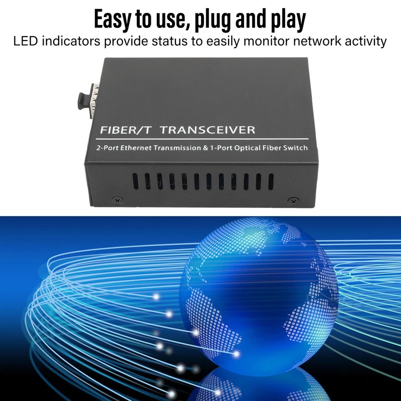 Fiber Transceiver 100M SFP to RJ45 Multifunctional Compatibility Optical Media