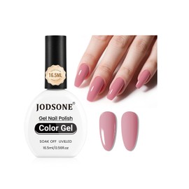 JODSONE 16.5ml Gel Polish Dusty Roses Gel Polish Nail Soak Off U V Nail Lamp Art Manicure Salon DIY Home Solid Color Gel Gift for Women Girls