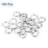 sourcing map M10 Split Lock Washer, 100Pcs 304 Stainless Steel