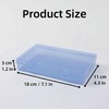 Forever bene 4-Pack Blue Plastic Storage Boxes with Lids, Medium