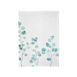 Chic.mic Kitchen Towels OKT110 Tea Towel 100% Organic Cotton Beige/Green 50 cm x 70 cm