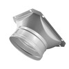 6 Inch Duct Connector Flange, Metal Straight Pipe Flange Square