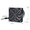 BONKZEBU Solar Powered Exhaust Vent Fan, Professional Efficient Solar Powered