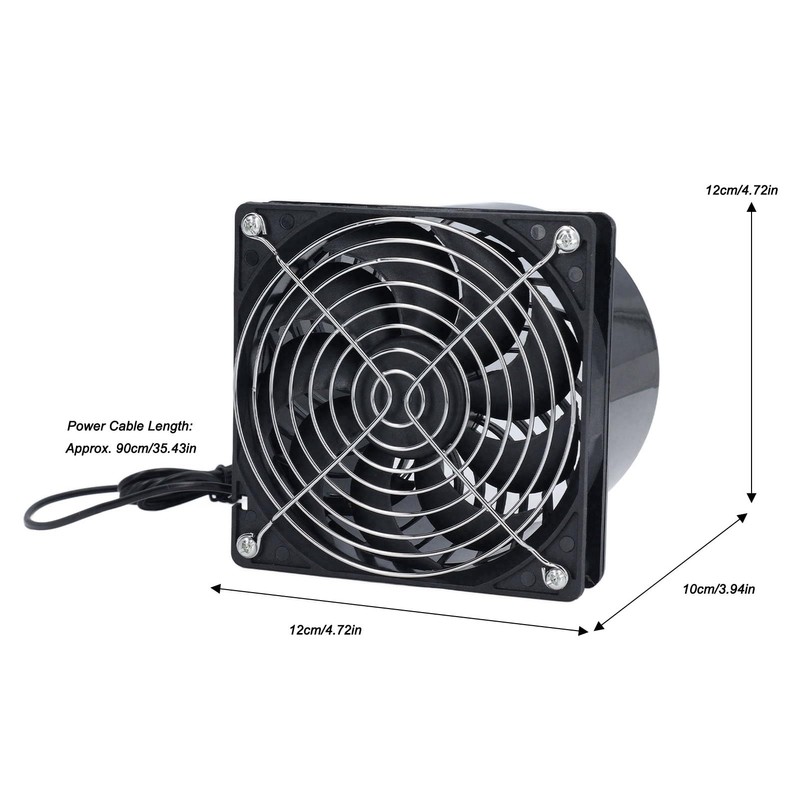 BONKZEBU Solar Powered Exhaust Vent Fan, Professional Efficient Solar Powered