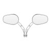 XR Pair Chrome Rear View Mirrors For Harley Touring Street