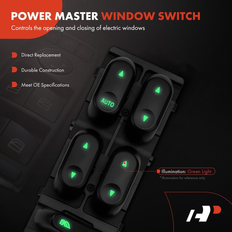 A-Premium Master Power Window Switch Compatible with Ford Taurus 2000-2007