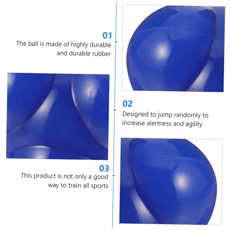 Totority Large Hexagonal Reaction Ball for Agility Training Durable Fitness