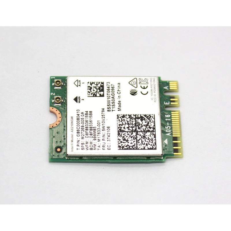 DIGISHUO WiFi 6E Card AX210 Bluetooth 5.2 Tri-Band 5400Mbps Wireless