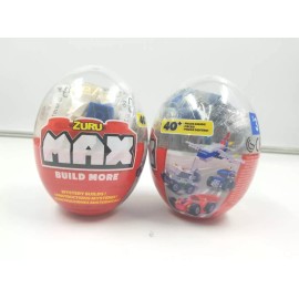 Zuru Max NEW Zuru Max Build More Mystery Eggs Building Blocks w/ 40 Pc Vehicles Lot Of 2
