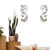 JUCONSIN Wall Sconces Candle Holder Set of 2, Antique Multi-Color