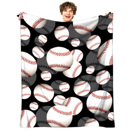 Rnmkertio Baseball Blanket Baseball Gifts for Boys Sport Baseball Throw Blanket Baseball Bedding Baseball Stuff Room Decor 50"x40"