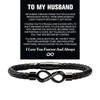 sunglnl To My Husband Bracelet, Love You Forever My Man