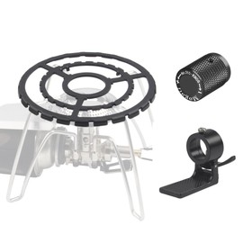 Mogoti ST-310 Mini Gotoku Regulator Stove Dedicated Assist Lever Ignition Switch with Power Control Knob Assist Three-Piece Set ST-310 Accessory st-340 Gotoku Black