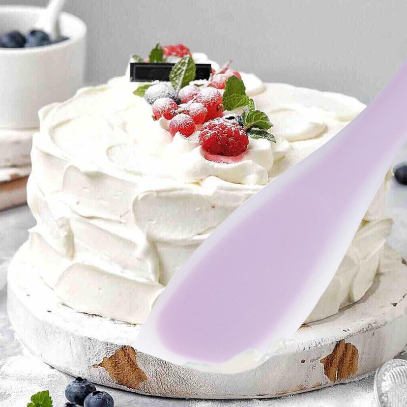 One Piece Durable Non-Stick Rubber Spatulas Baking High Heat Resistant