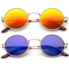 Newbee Fashion Round Retro Sunglasses & Clear Lens Glasses Vintage