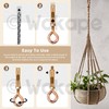 Wokape 8pcs Closed Hook Bolts Wall Concrete Brick Expansion Screws