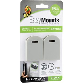 Shurtech Brands DUC287393 Drywall EasyMounts Interior Wall Picture Hanger White