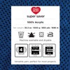 Red Heart Super Saver 1000gm Black Yarn - 1 Pack