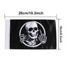 Pirate American Flag Bandana Crossbones Skull 6x 9'' Flags, Motorcycle