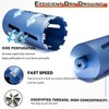 DaduoRi 3 1/2" Dry Core Drill Bit, 5/8"-11 Thread, with