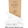 BRUBAKER 60 cm Paper Christmas Star for Hanging - Window