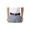 sourcing map Men Canvas Automatic Buckle Adjustable Holeless Belt Width