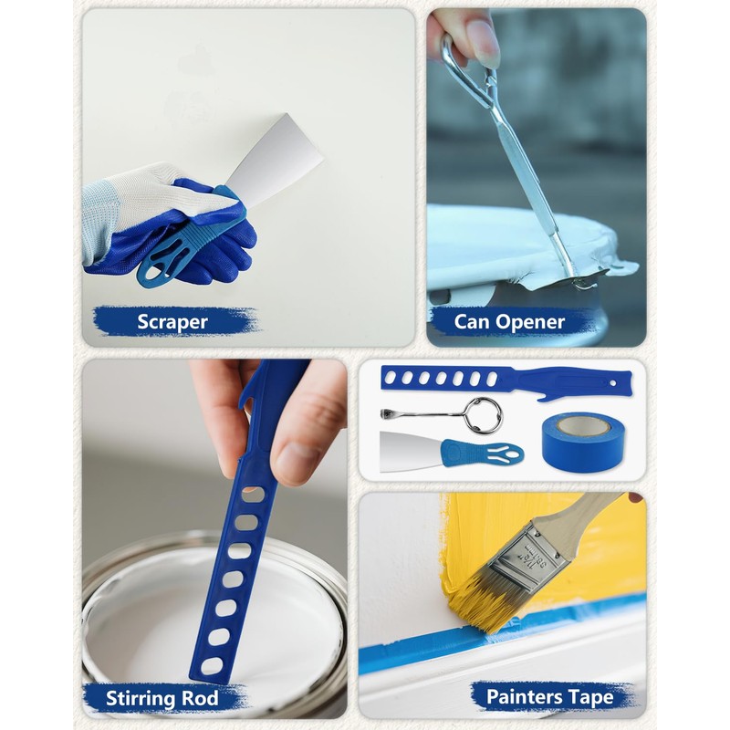 32PCS Paint Roller Kit with Extension Pole - 2 to