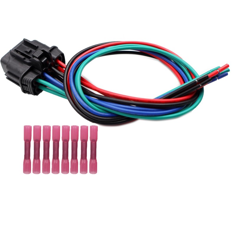 LIZAPUS 8-Way Front Headlamp Headlight Connector Plug Compatible with Nissan