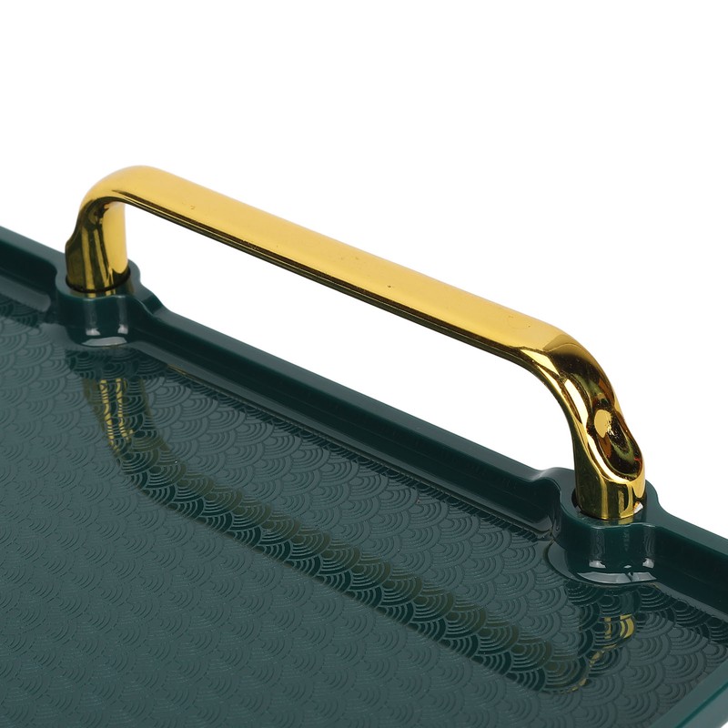 Large Handle Tray Double Ear Plastic Tray Rectangular Stable Multifunctional