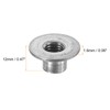 sourcing map M10 T-nuts, 12pcs Carbon Steel Tee Nut Round