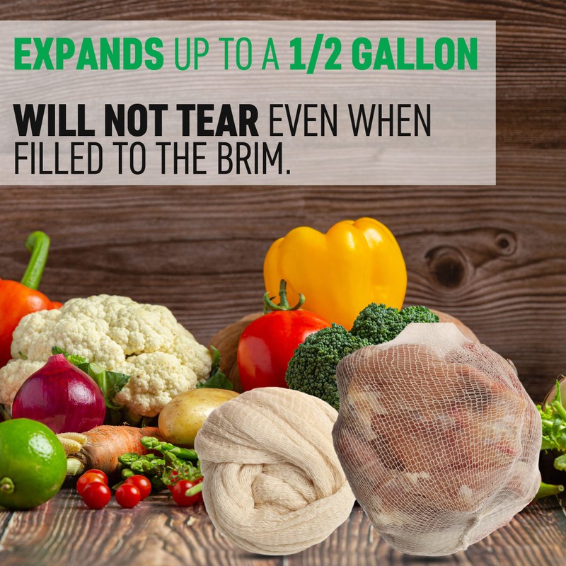 Landau Wrap 'N Boil Cotton Soup Bags - Cloth Bags