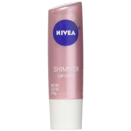 Nivea Kiss of Shimmer Radiant Lip Care, 0.17 onzas (paquete de 4)