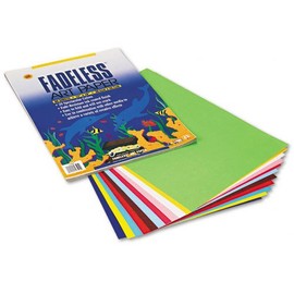 Pacon Products - Pacon - Fadeless Assorted Paper, 50 lbs., 12 x 18, 60 Sheets/Pack - Sold As 1 Pack - Fadeless art paper sheets includes 20 assorted primary and secondary colors. - Easy-to-fold sheets have ink-coated fade-resistant finish on one side. -