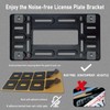 BGGTMO License Plate Bracket Holder- Front License Plate Mounting Kit,