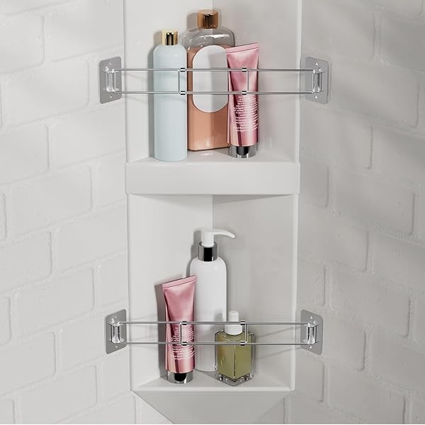 RV Shower Corner Storage Bar, 7.5-13.4 inches RV Bathroom Travel