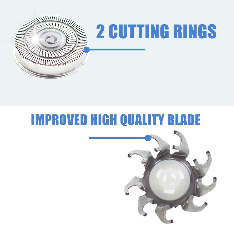 BESTBOMG Replacement Heads Compatible Pit-bull Silver and Gold Pro Razor,