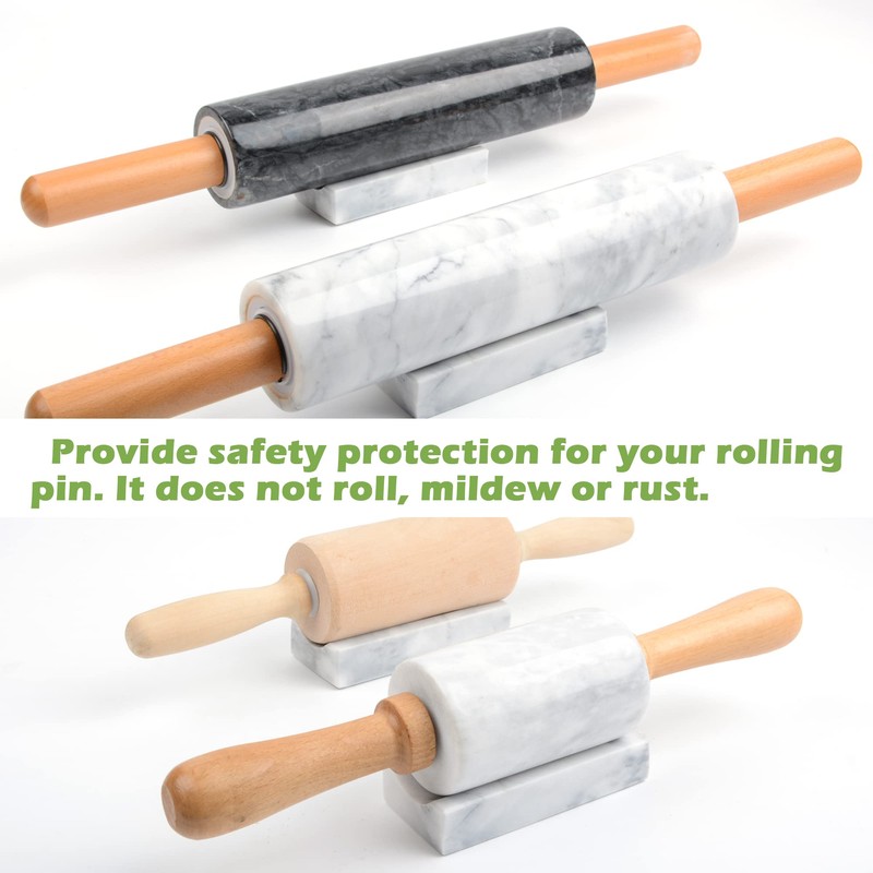 Marble Rolling Pin Holder,Rolling Pin Display Rack,Suitable for Storing Rolling