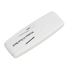 Adaptador WiFi Inalámbrico N de Doble Banda de 300Mbps Tarjeta de Red USB con Chipset Ralink RT3572 para Televisores